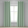 thumbnail image 1 of Ambesonne Mint Grommet Curtain, Retro Circles Geometric, 50" x 108", Seafoam Almond Green, 1 of 6