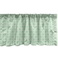 thumbnail image 1 of Ambesonne Mint Window Valance, Retro Circles Geometric, 54" X 18", Seafoam Almond Green, 1 of 3