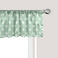 thumbnail image 1 of Ambesonne Mint Window Valance, Vintage Design Polka Dotted, 42" x 18", Almond Green and White, 1 of 3