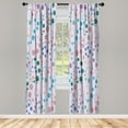 thumbnail image 1 of Ambesonne Modern Art Curtains, Grunge Polka Dots Print, Pair of 28"x84", Pale Mauve, 1 of 2