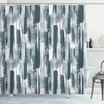 thumbnail image 1 of Ambesonne Modern Art Shower Curtain, Grunge Art Effect Print, 69"Wx75"L, Blue Grey, 1 of 4