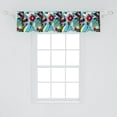 thumbnail image 1 of Ambesonne Modern Art Window Valance, Vintage Geometric Shapes and Circle Shapes Like Outer Space Planets Art Print, Curtain Valance for Kitchen Bedroom Decor with Rod Pocket, 54" X 12", Multicolor, 1 of 2