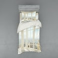 thumbnail image 1 of Ambesonne Modern Bedding Set 3 Pcs, White Flat Modern, Twin, Pale Blue White, 1 of 2