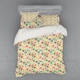 thumbnail image 1 of Ambesonne Modern Bedding Set 4 Pcs, Flower Bouquet Botany, Queen, Multicolor, 1 of 2