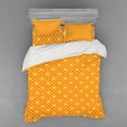 thumbnail image 1 of Ambesonne Modern Bedding Set 4 Pcs, Night Sky Stars Pattern, Queen, Yellow Orange, 1 of 2