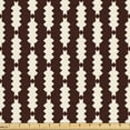 thumbnail image 1 of Ambesonne Modern Boho Fabric by the Yard Upholstery, Ethnic Tribal Pattern, 5 Yards, Seal Brown Eggshell, 1 of 5