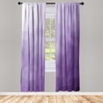 thumbnail image 1 of Ambesonne Modern Curtains, Abstract Art Gradient Tones, Pair of 28"x63", Lavender Purple, 1 of 2