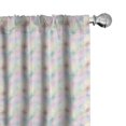 thumbnail image 1 of Ambesonne Modern Curtains, Circular Forms, Pair of 28"x84", Multicolor, 1 of 5