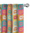 thumbnail image 1 of Ambesonne Modern Curtains, Fashion Kiss Love Design, Pair of 28"x63", Multicolor, 1 of 5