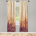 thumbnail image 1 of Ambesonne Modern Curtains, Ocean Sailor Themed Pattern, Pair of 28"x63", Pale Peach, 1 of 2