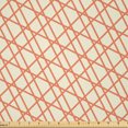 thumbnail image 1 of Ambesonne Modern Fabric by the Yard Microfiber, Stripes Line Art, 3 Yards, Pale Yellow Orange, 1 of 1