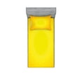thumbnail image 1 of Ambesonne Modern Fitted Sheet & Pillow Sham Set, Yellow Ombre Circles, Twinxl, Merigold Yellow, 1 of 2