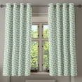 thumbnail image 1 of Ambesonne Modern Grommet Curtain, Big Small Squares Tile, 50" x 54", Pale Blue Cream, 1 of 6
