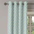 thumbnail image 1 of Ambesonne Modern Grommet Curtain Single Panel, Oval Point Stripes, 50"x60", Pale Blue Green, 1 of 5