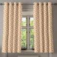 thumbnail image 1 of Ambesonne Modern Grommet Curtain, Stripes Line Art, 50" x 54", Pale Yellow Orange, 1 of 6