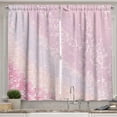 thumbnail image 1 of Ambesonne Modern Kitchen Curtains, Abstract Disco Ball Pattern, 55"x45", Pale Pink Pale Pink, 1 of 3