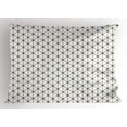 thumbnail image 1 of Ambesonne Modern Pillow Sham, Geometric Diamond Shapes, 26" X 20", Sage Green and White, 1 of 2