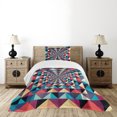 thumbnail image 1 of Ambesonne Modern Quilted Bedspread Set 2 Pcs, Visual Patchwork Retro, Twin Size, Multicolor, 1 of 6