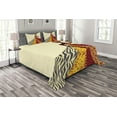 thumbnail image 1 of Ambesonne Modern Quilted Bedspread Set 3 Pcs, Patterns, Queen Size, Multicolor, 1 of 3