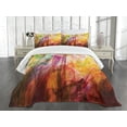 thumbnail image 1 of Ambesonne Modern Quilted Bedspread Set 3 Pcs, Rainbow Colored Image, King Size, Multicolor, 1 of 5