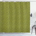 thumbnail image 1 of Ambesonne Modern Shower Curtain, Intersecting Abstract Circle, 69"Wx84"L, Sage Green Earth Yellow, 1 of 4