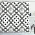 thumbnail image 1 of Ambesonne Modern Shower Curtain, Minimal Pattern, 69"Wx84"L, Black White, 1 of 5