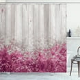 thumbnail image 1 of Ambesonne Modern Shower Curtain, Ocean Sailor Themed Pattern, 69"Wx75"L, Hot Pink, 1 of 4