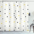 thumbnail image 1 of Ambesonne Modern Shower Curtain, Polka Dots Geometric, 69"Wx75"L, Yellow White Grey, 1 of 5