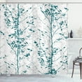 thumbnail image 1 of Ambesonne Modern Shower Curtain, Trees of Forest Illustration, 69"Wx70"L, Dark Teal, 1 of 4