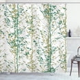 thumbnail image 1 of Ambesonne Modern Shower Curtain, Trees of Forest Illustration, 69"Wx84"L, Jade Green, 1 of 1