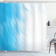 thumbnail image 1 of Ambesonne Modern Shower Curtain, Waves Cloudy Sky, 69"Wx75"L, Blue White, 1 of 5