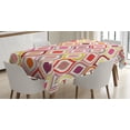 thumbnail image 1 of Ambesonne Modern Tablecloth Rectangular Table Cover, Dots with Doodle, 60"x84", Multicolor, 1 of 3