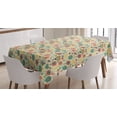 thumbnail image 1 of Ambesonne Modern Tablecloth Rectangular Table Cover, Flower Bouquet Botany, 60"x90", Multicolor, 1 of 4