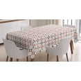 thumbnail image 1 of Ambesonne Modern Tablecloth Rectangular Table Cover, Hexagonal Shaped Lines, 60"x84", Multicolor, 1 of 3