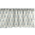 thumbnail image 1 of Ambesonne Modern Valance Pack of 2, Electric Lamp Beams Graphic, 42"X18", Ivory Multicolor, 1 of 3