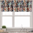 thumbnail image 1 of Ambesonne Modern Valance Pack of 2, Paisley Spots, 42"X12", Multicolor, 1 of 3
