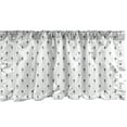 thumbnail image 1 of Ambesonne Modern Valance Pack of 2, Shapes Monochrome Minimalist, 54"X12", White and Grey, 1 of 4