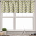thumbnail image 1 of Ambesonne Modern Valance Pack of 2, Yellow Grey Zig Zag, 54"X12", Pale Grey and Mustard, 1 of 3