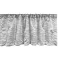thumbnail image 1 of Ambesonne Modern Window Valance, Game Like Pattern, 54" X 12", White, 1 of 3