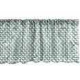 thumbnail image 1 of Ambesonne Modern Window Valance, Oval Point Stripes, 42" x 12", Pale Blue Green, 1 of 3