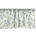thumbnail image 1 of Ambesonne Monkey Window Valance, Jungle Animals Art, 54" X 12", Multicolor, 1 of 3