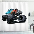 thumbnail image 1 of Ambesonne Monster Truck Shower Curtain, Offroad Sports, 69"Wx75"L, Multicolor, 1 of 3
