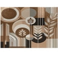 thumbnail image 1 of Ambesonne Monstera Jigsaw Puzzle Durable Cardboard, Boho Arrange Mid Century, 1000 pcs, Dark Cocoa Pale Brown, 1 of 6