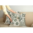 thumbnail image 1 of Ambesonne Monstera Throw Pillow Cover Pack of 2, Minimalist Floral Romance, 2 Pcs-26"x26", Pale Reseda Green Sepia, 1 of 5