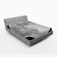 thumbnail image 1 of Ambesonne Moon Fitted Sheet 2 Pcs Set, Monochrome Full Moon Art, Queen, Black Pale Grey, 1 of 3