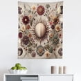 thumbnail image 1 of Ambesonne Moon Wall Hanging Tapestry, Abstract Cosmic Sun and Luna, 23"x28", Pale Mustard Reseda Green, 1 of 2