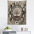 thumbnail image 1 of Ambesonne Moon Wall Hanging Tapestry, Cosmic Lunar Circle Life Tree, 23"x28", Sage Green Pale Chocolate, 1 of 2