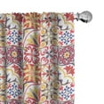 thumbnail image 1 of Ambesonne Moroccan Curtains, Italian Inspired Motif, Pair of 28"x84", Multicolor, 1 of 5