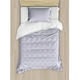 thumbnail image 1 of Ambesonne Moroccan Duvet Cover Sets, Pastel Tones Floral Motif, 2-Twin, Multicolor, 1 of 4
