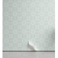 thumbnail image 1 of Ambesonne Moroccan Peel & Stick Wallpaper for Home, Culture Elements Stars, 13"x36", Seafoam White, 1 of 6